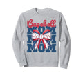Baseball Mom Coquette Bow Sport Mama Sweatshirt - Trendy Graphic Men Women - T-Shirt, Sweatshirt, Hoodie
