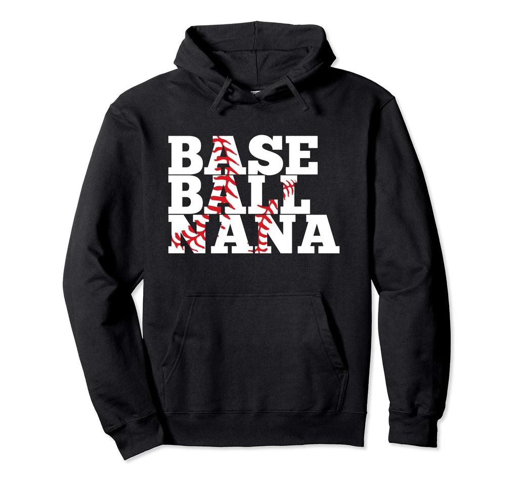 Baseball Nana Baseball Grandma Hoodie - Trendy Graphic Unisex - T-Shirt, Sweatshirt, Hoodie