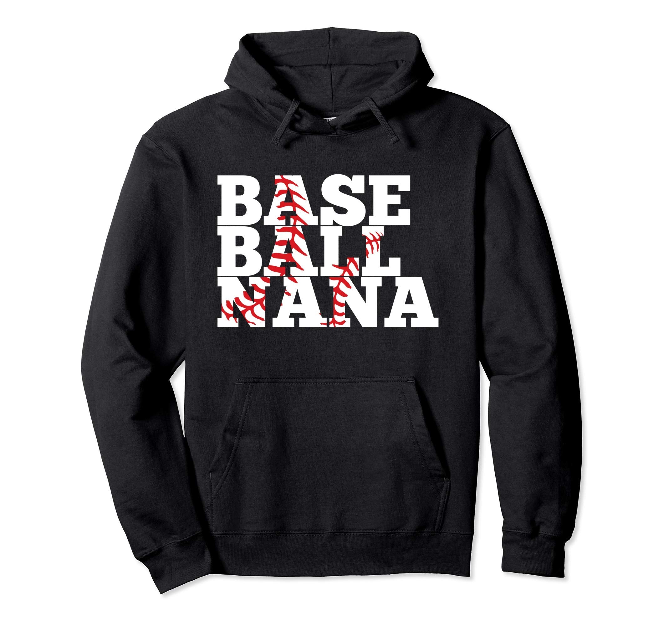 Baseball Nana Baseball Grandma Hoodie - Trendy Graphic Unisex - T-Shirt, Sweatshirt, Hoodie