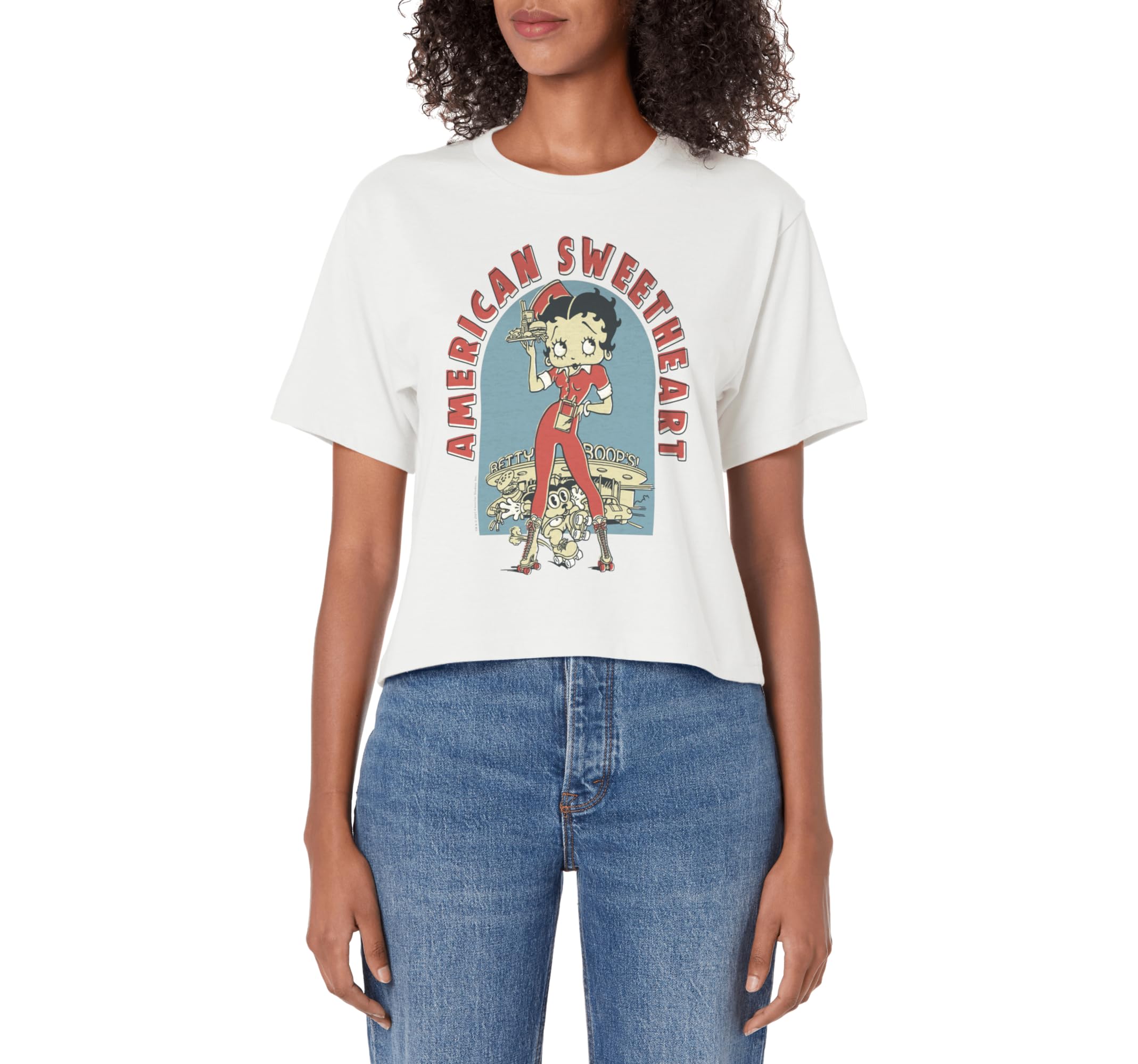 Betty Boop Bimbo American Sweetheart Hoodie - Minimalist Print for Adults - T-Shirt, Sweatshirt, Hoodie