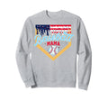 Mama Baseball Ice Cream Drip Mom Sweatshirt - Trendy Graphic Unisex - T-Shirt, Sweatshirt, Hoodie