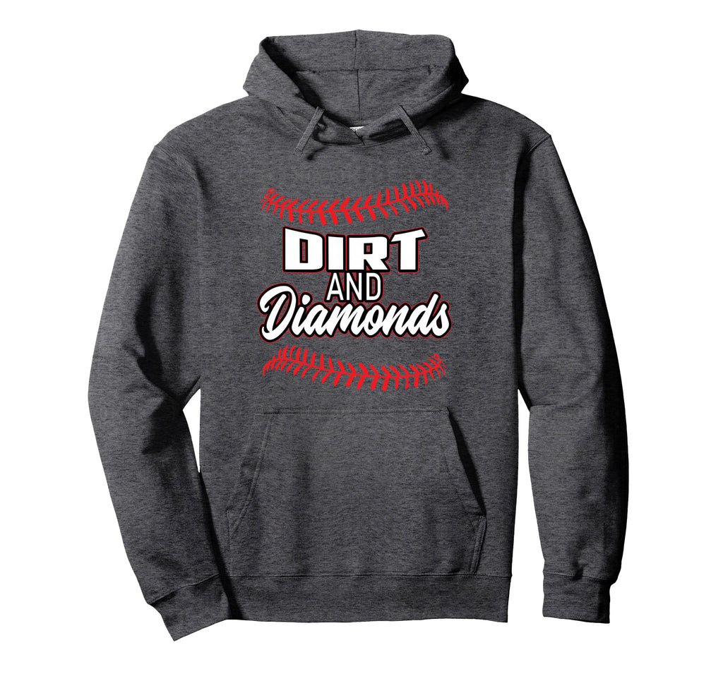 Dirt And Diamonds Gifts Baseball Hoodie - Custom Art Print Unisex - T-Shirt, Sweatshirt, Hoodie