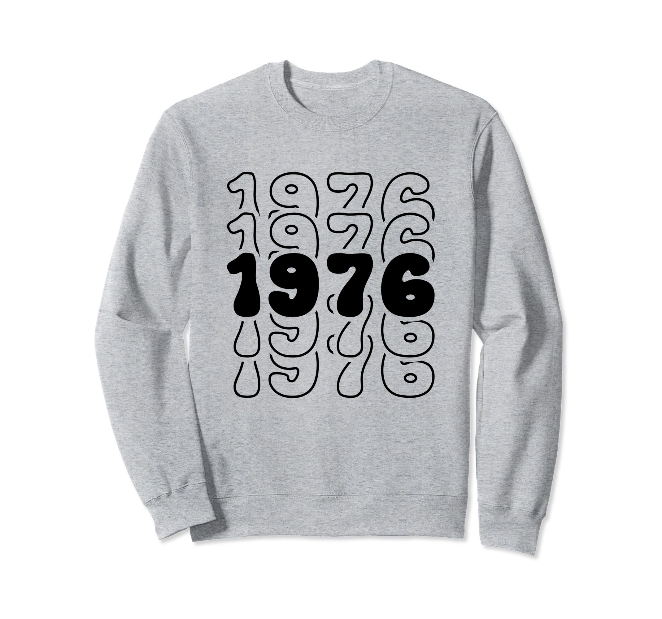 48 Year Old Groovy 48Th Birthday Sweatshirt - Graphic Print for Adults - T-Shirt, Sweatshirt, Hoodie