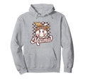 Leopard American Baseball Mom Mama Hoodie - Unique Graphic Men Women - T-Shirt, Sweatshirt, Hoodie