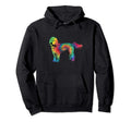 Doodle Mom Dad Tie Dye Golden Hoodie - Fun Novelty Design Men Women - T-Shirt, Sweatshirt, Hoodie