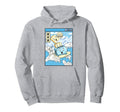 Surfing Toaster Happy Toast Japan Waves Hoodie - Trendy Graphic Men Women - T-Shirt, Sweatshirt, Hoodie
