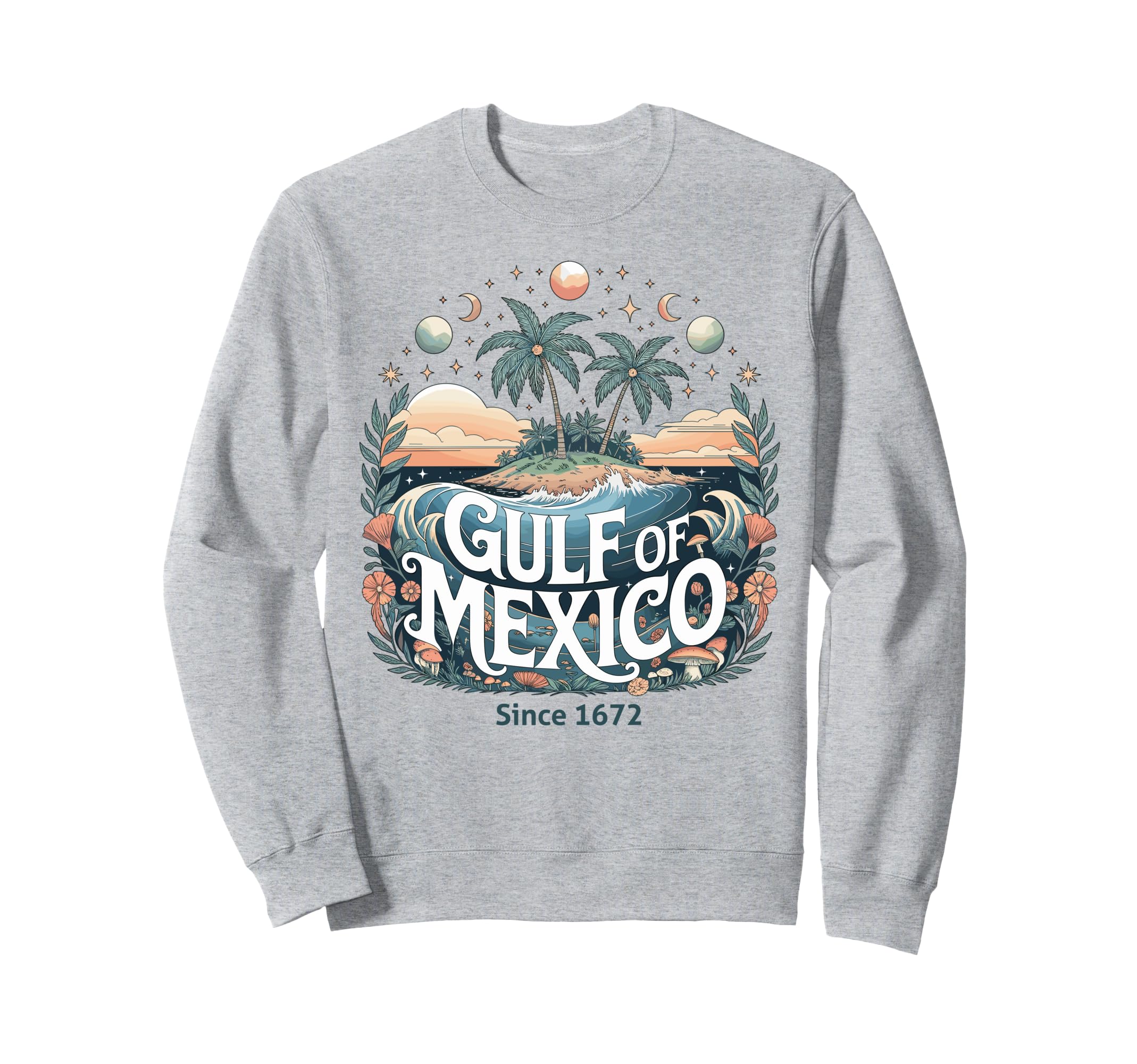 Boho Beach Sunset Gulf Mexico Sweatshirt - Minimalist Print Unisex - T-Shirt, Sweatshirt, Hoodie