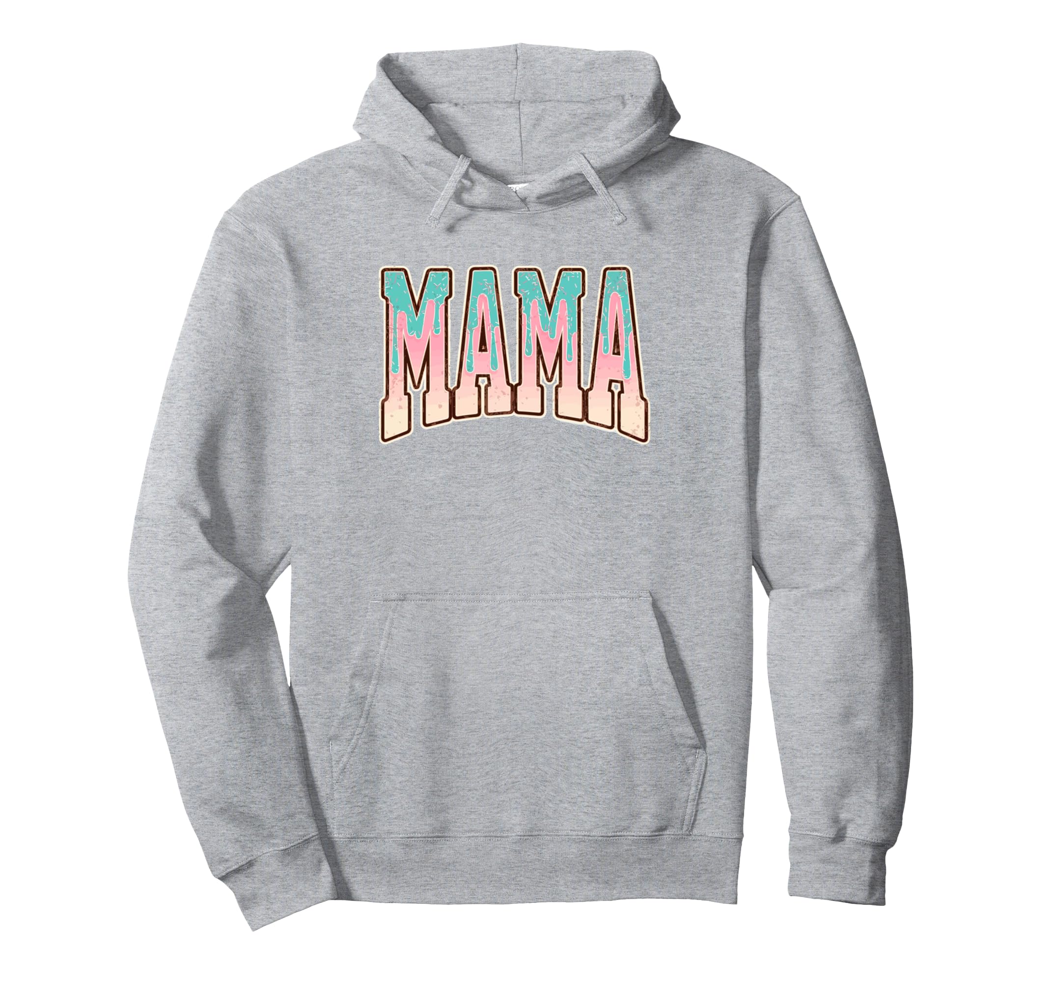 Baseball Drip Mom Ice Cream Drip Mama Hoodie - Unique Graphic Unisex - T-Shirt, Sweatshirt, Hoodie