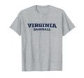 Virginia Baseball Block Font T-Shirt - Unique Graphic Men Women - T-Shirt, Sweatshirt, Hoodie