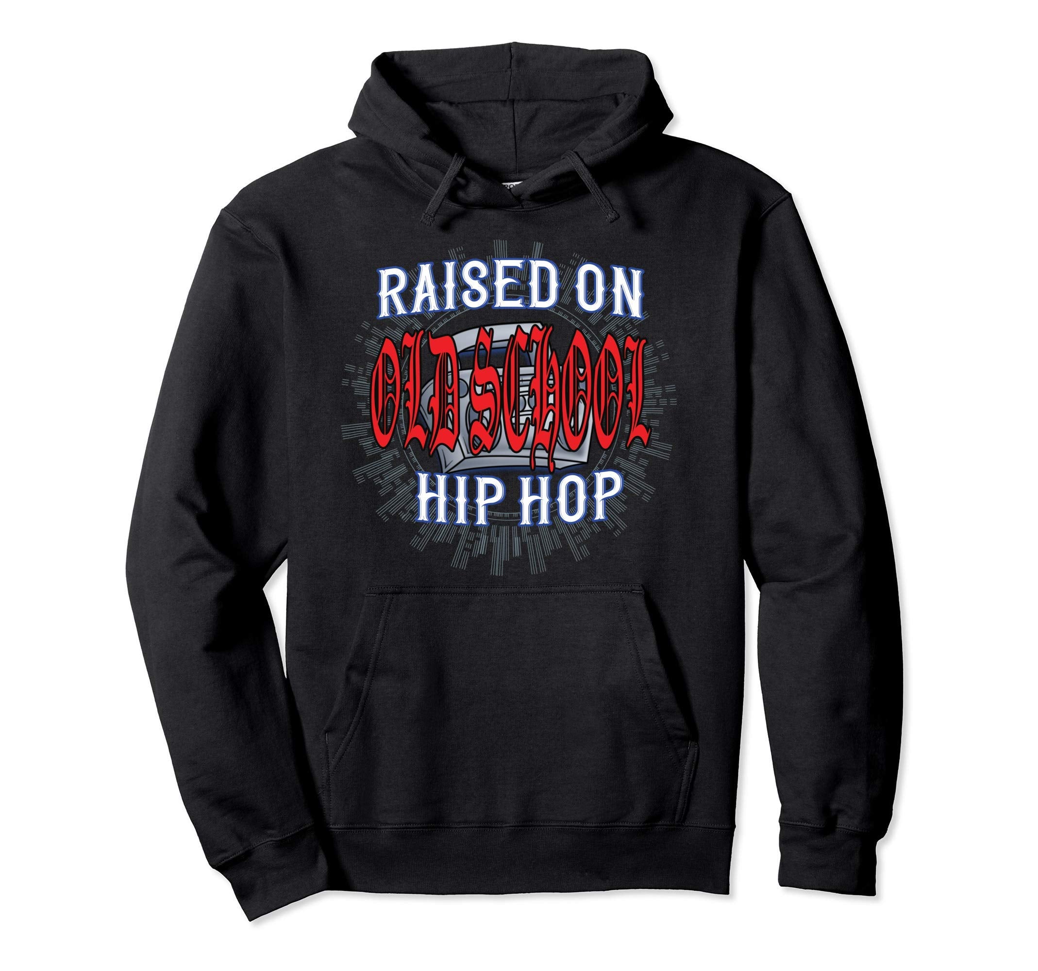 Boombox Ghetto Blaster Rap R B Old School Hoodie - Custom Art Print Unisex - T-Shirt, Sweatshirt, Hoodie