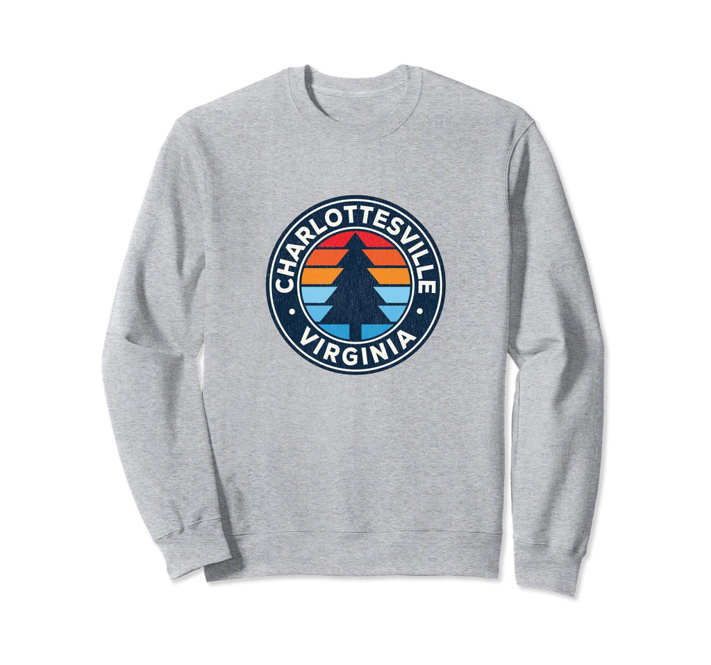 Charlottesville Virginia Va 70S Sweatshirt - Streetwear Style Unisex - T-Shirt, Sweatshirt, Hoodie
