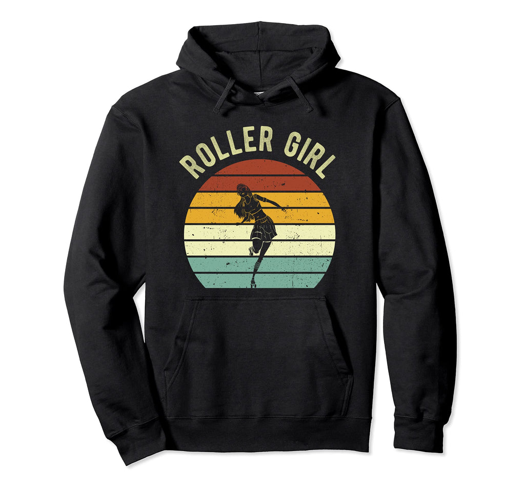 70S 80S Roller Skating Sunset Skate Hoodie - Custom Art Print for Adults - T-Shirt, Sweatshirt, Hoodie