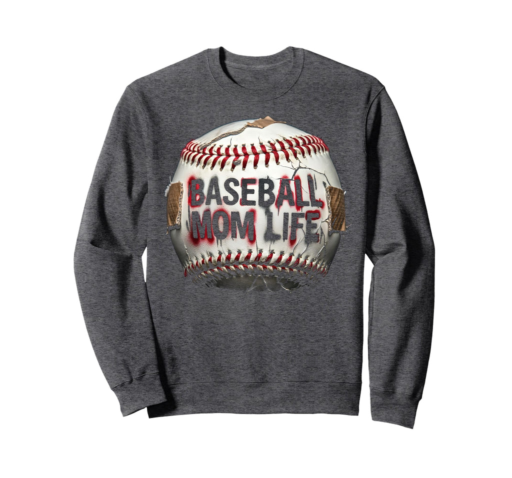 Baseball Mom Life Baseball Moms Sweatshirt - Streetwear Style Unisex - T-Shirt, Sweatshirt, Hoodie