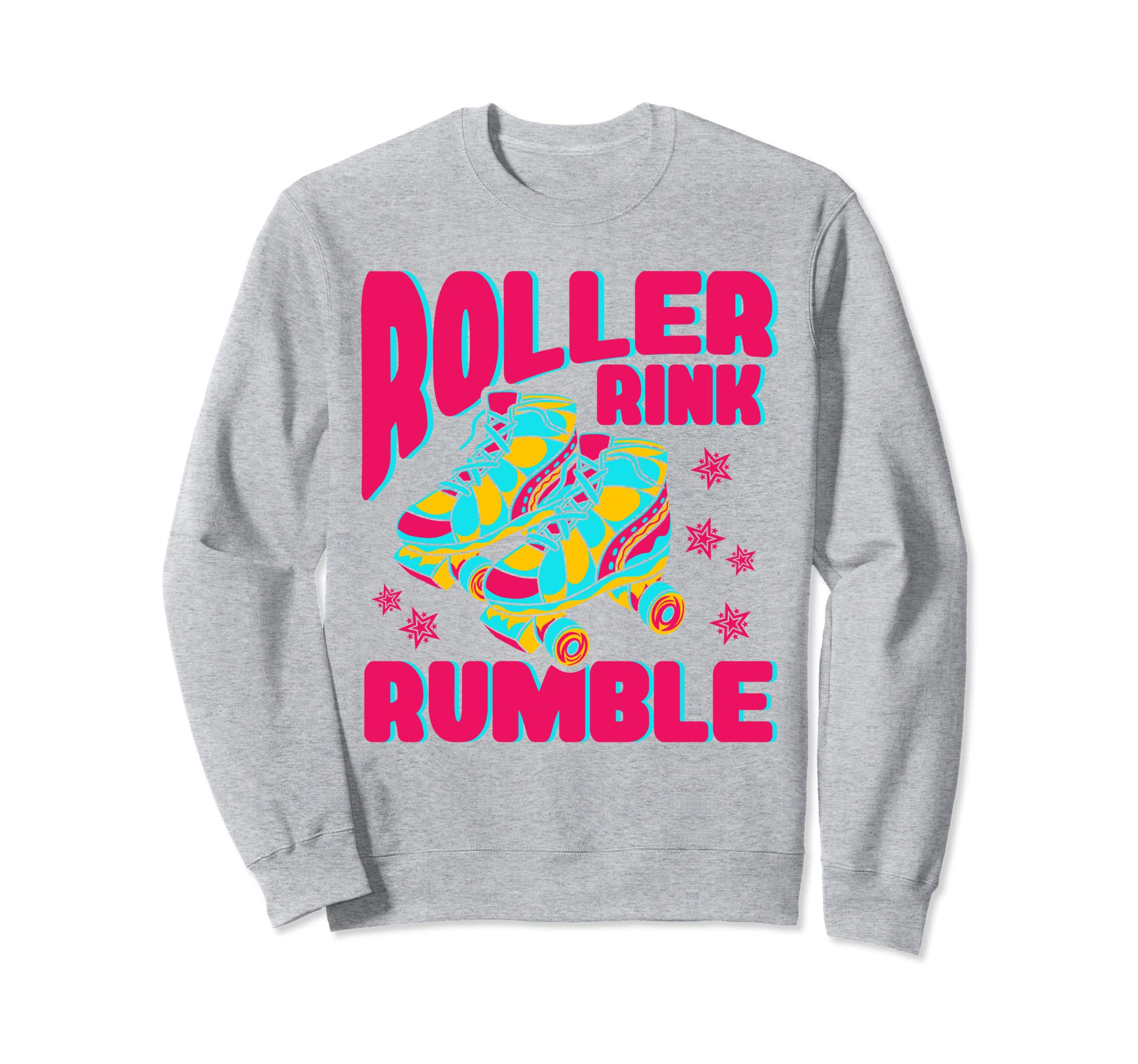 Roller Skates Roller Rink Rumble Sweatshirt - Minimalist Print Unisex - T-Shirt, Sweatshirt, Hoodie
