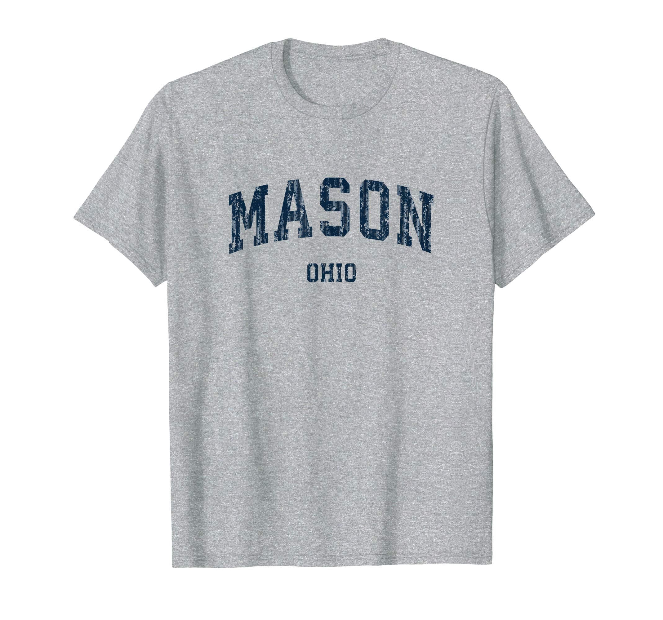 Mason Ohio Oh Varsity Sports Navy T-Shirt - Graphic Print for Adults - T-Shirt, Sweatshirt, Hoodie