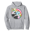 Happy Toaster Surfing Kanagawa Japan Hoodie - Novelty Apparel for Adults - T-Shirt, Sweatshirt, Hoodie