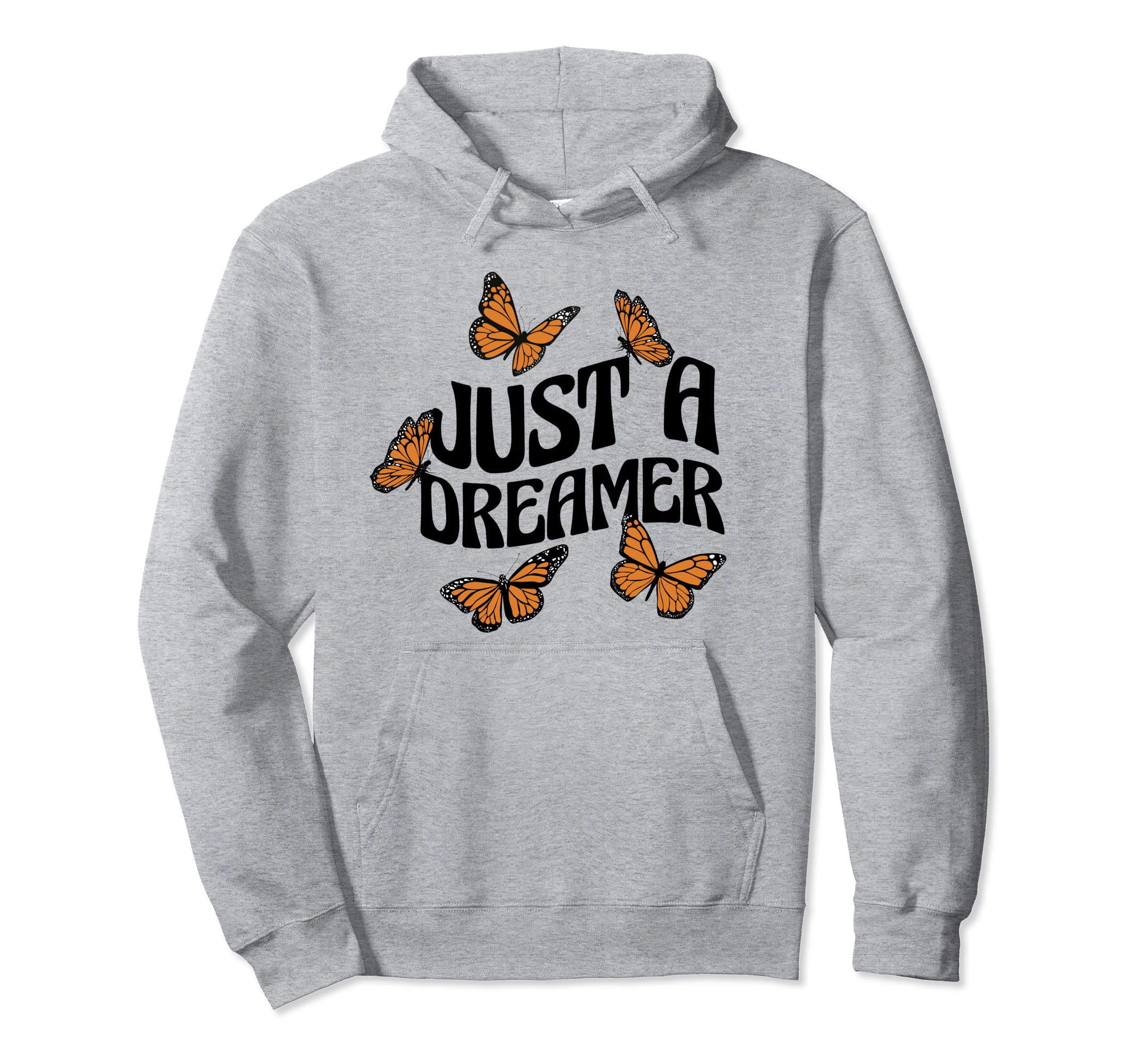 Just Dreamer Summer Butterflies Hoodie - Custom Art Print Men Women - T-Shirt, Sweatshirt, Hoodie