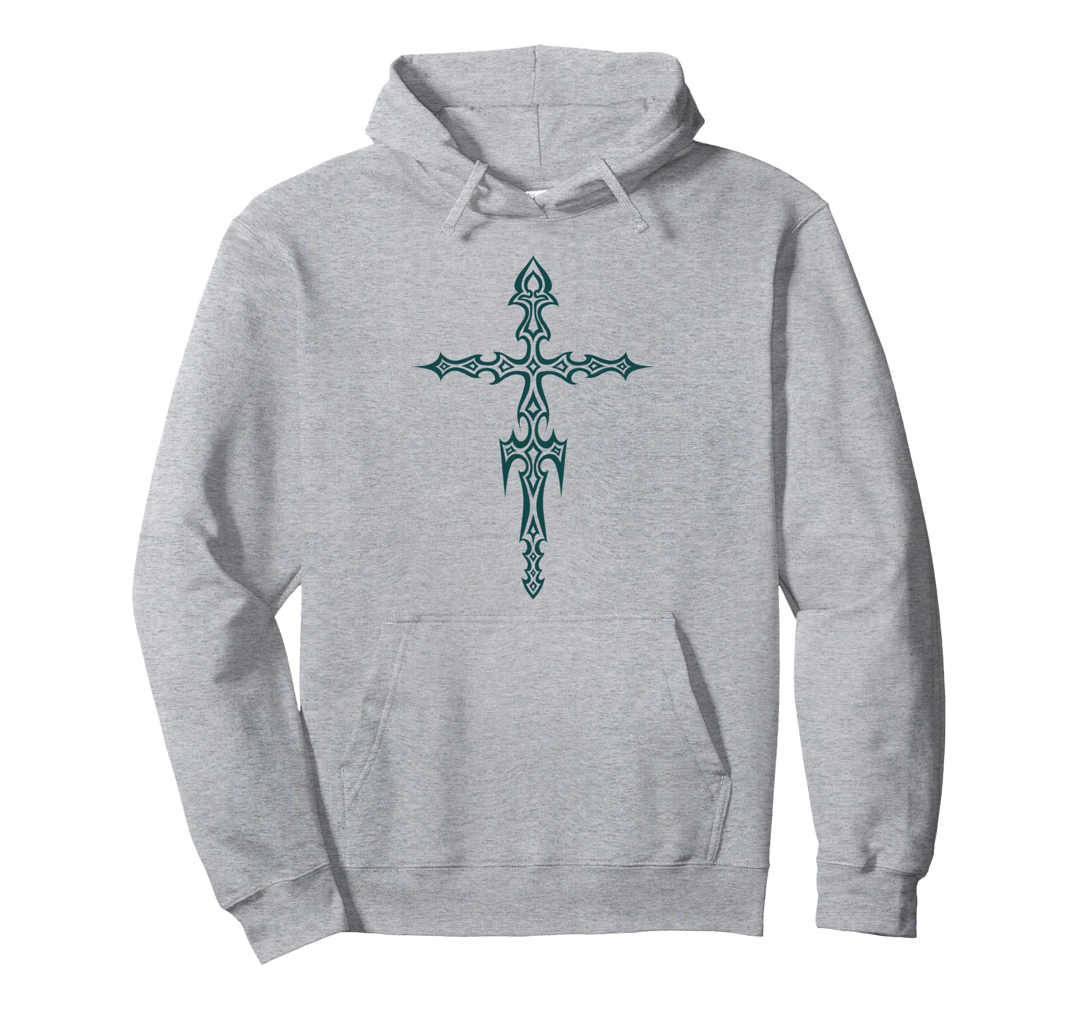 Alt Gothic Cross Y2K Trad Mall Goth Hoodie - Minimalist Print Men Women - T-Shirt, Sweatshirt, Hoodie