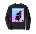 Antisocial Butterfly Vaporwave Sweatshirt - Novelty Apparel Men Women - T-Shirt, Sweatshirt, Hoodie