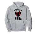 Baseball Nana Family Matching Nana Hoodie - Minimalist Print for Adults - T-Shirt, Sweatshirt, Hoodie