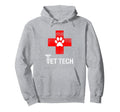Vet Tech Distressed Vet Tech Hoodie - Custom Art Print for Adults - T-Shirt, Sweatshirt, Hoodie