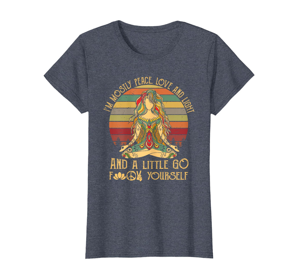 Im Mostly Peace Love And Light Little T-Shirt - Custom Art Print Men Women - T-Shirt, Sweatshirt, Hoodie