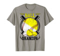 Ball Grandpa Softball Baseball T-Shirt - Fun Novelty Design Men Women - T-Shirt, Sweatshirt, Hoodie