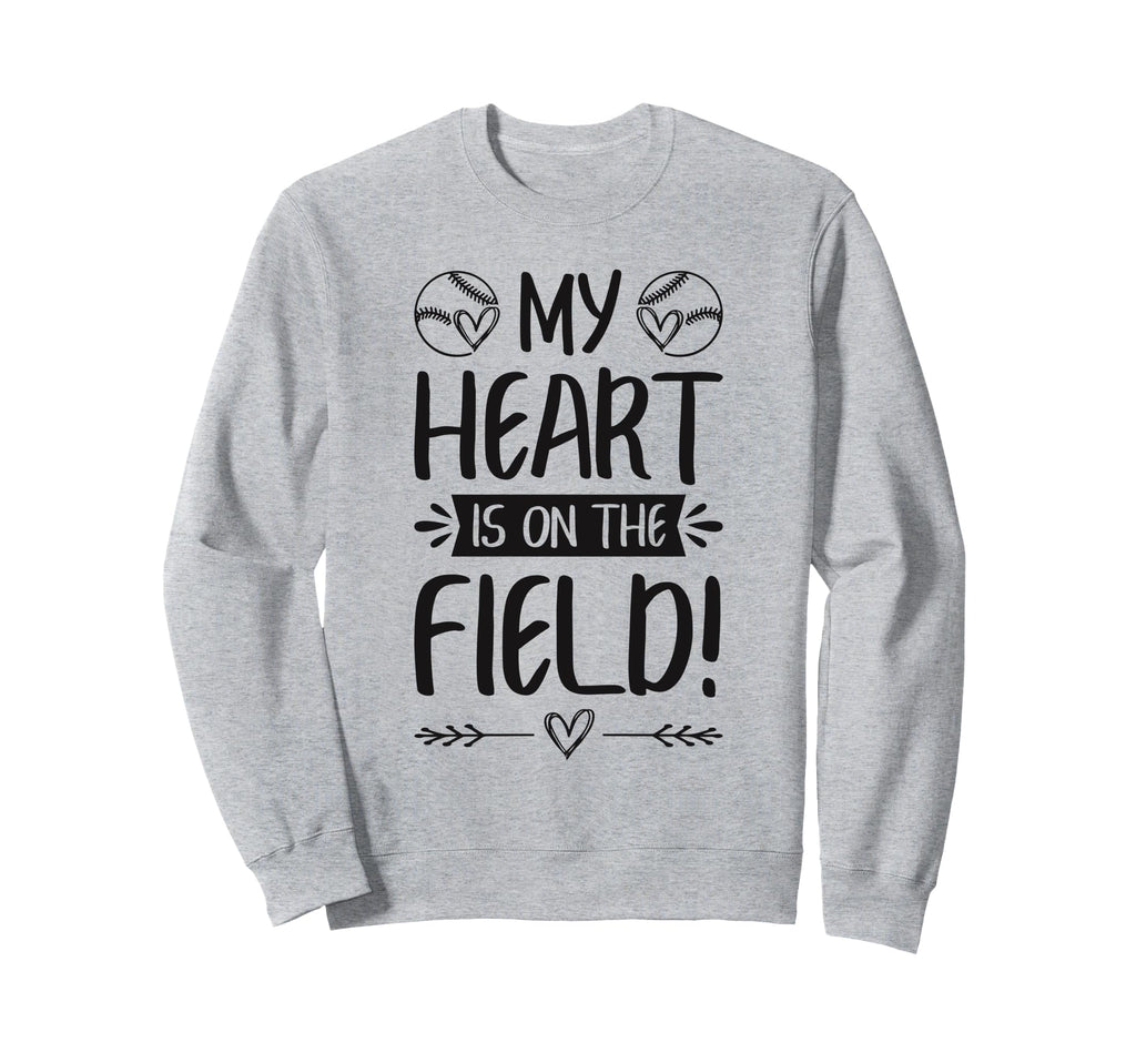 Baseball Softball Mom Dad My Sweatshirt - Casual Everyday Wear Men Women - T-Shirt, Sweatshirt, Hoodie