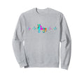 Roller Skating Skate Heartbeat Sweatshirt - Streetwear Style for Adults - T-Shirt, Sweatshirt, Hoodie