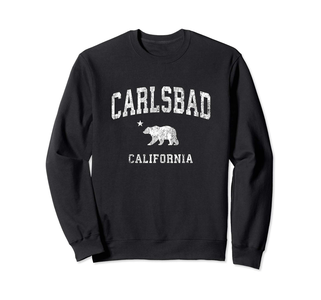 Carlsbad California Ca Distressed Sweatshirt - Streetwear Style Unisex - T-Shirt, Sweatshirt, Hoodie