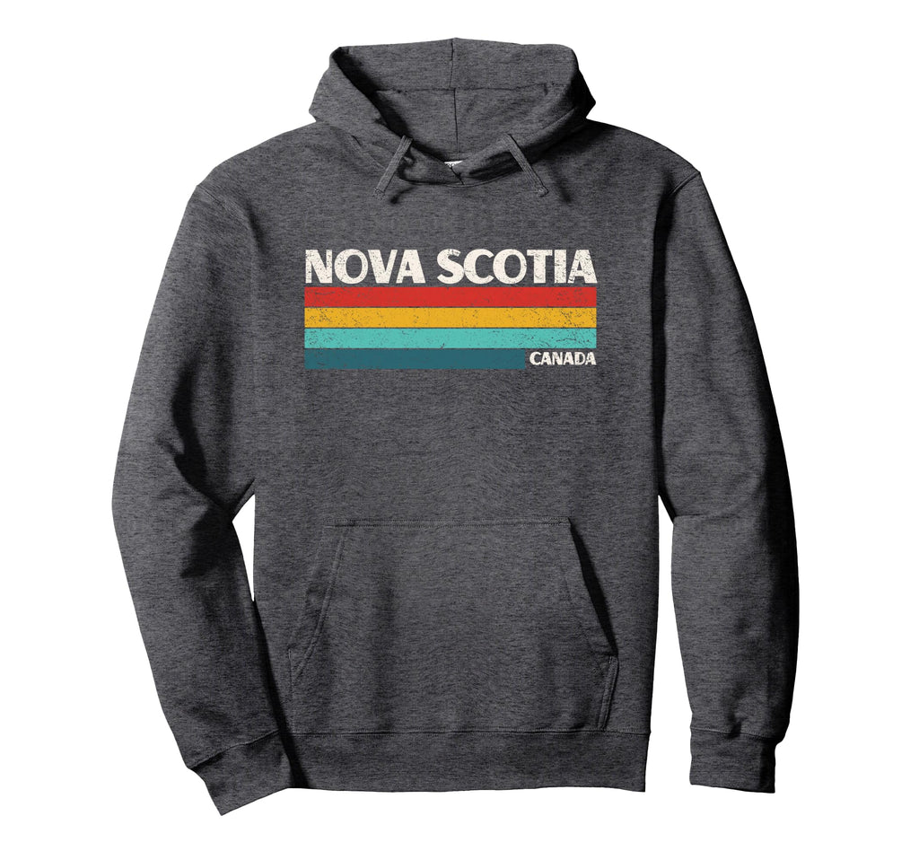 Nova Scotia Canada Love 70S Hoodie - Novelty Apparel Unisex - T-Shirt, Sweatshirt, Hoodie