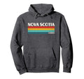 Nova Scotia Canada Love 70S Hoodie - Novelty Apparel Unisex - T-Shirt, Sweatshirt, Hoodie