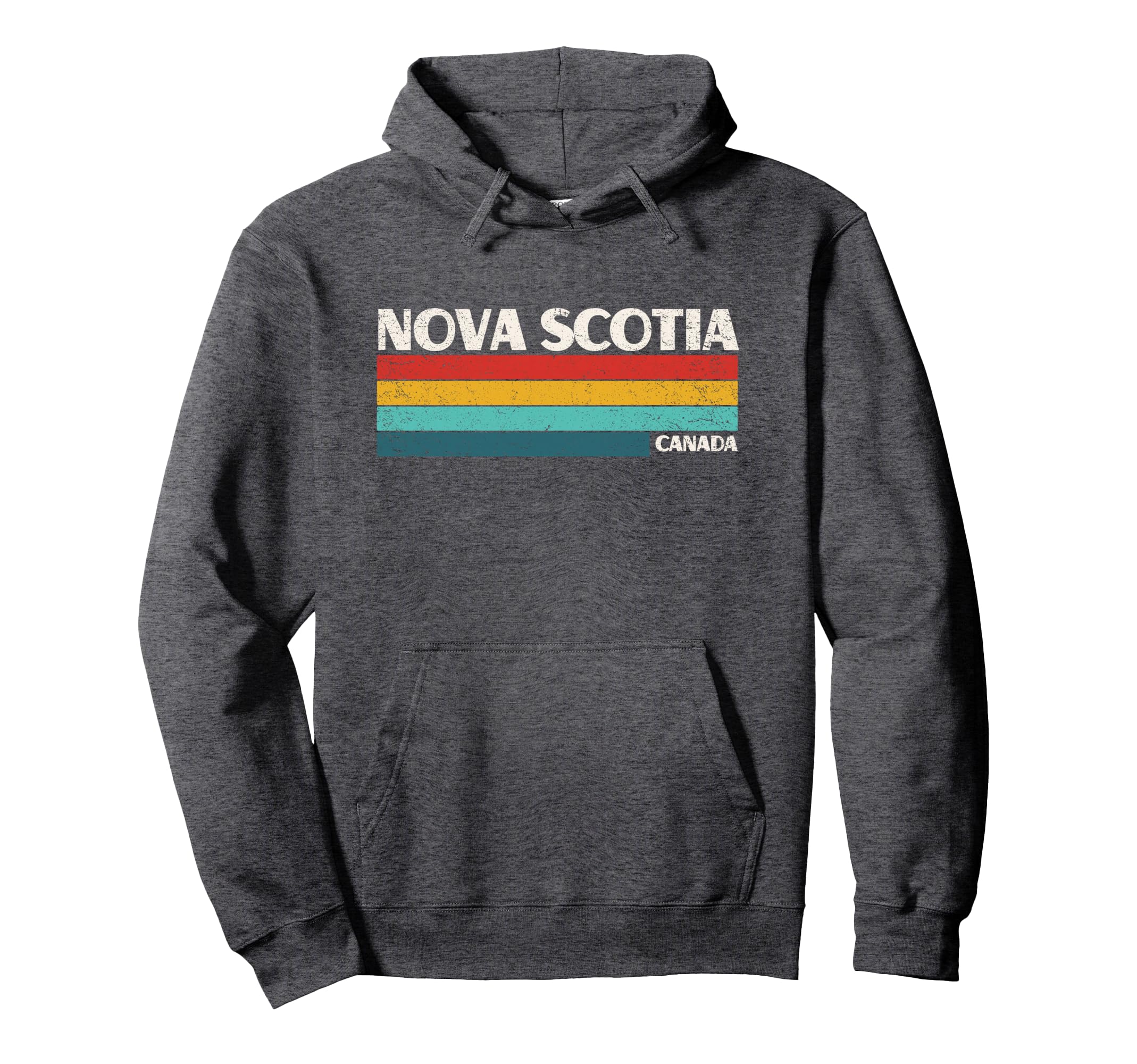 Nova Scotia Canada Love 70S Hoodie - Novelty Apparel Unisex - T-Shirt, Sweatshirt, Hoodie