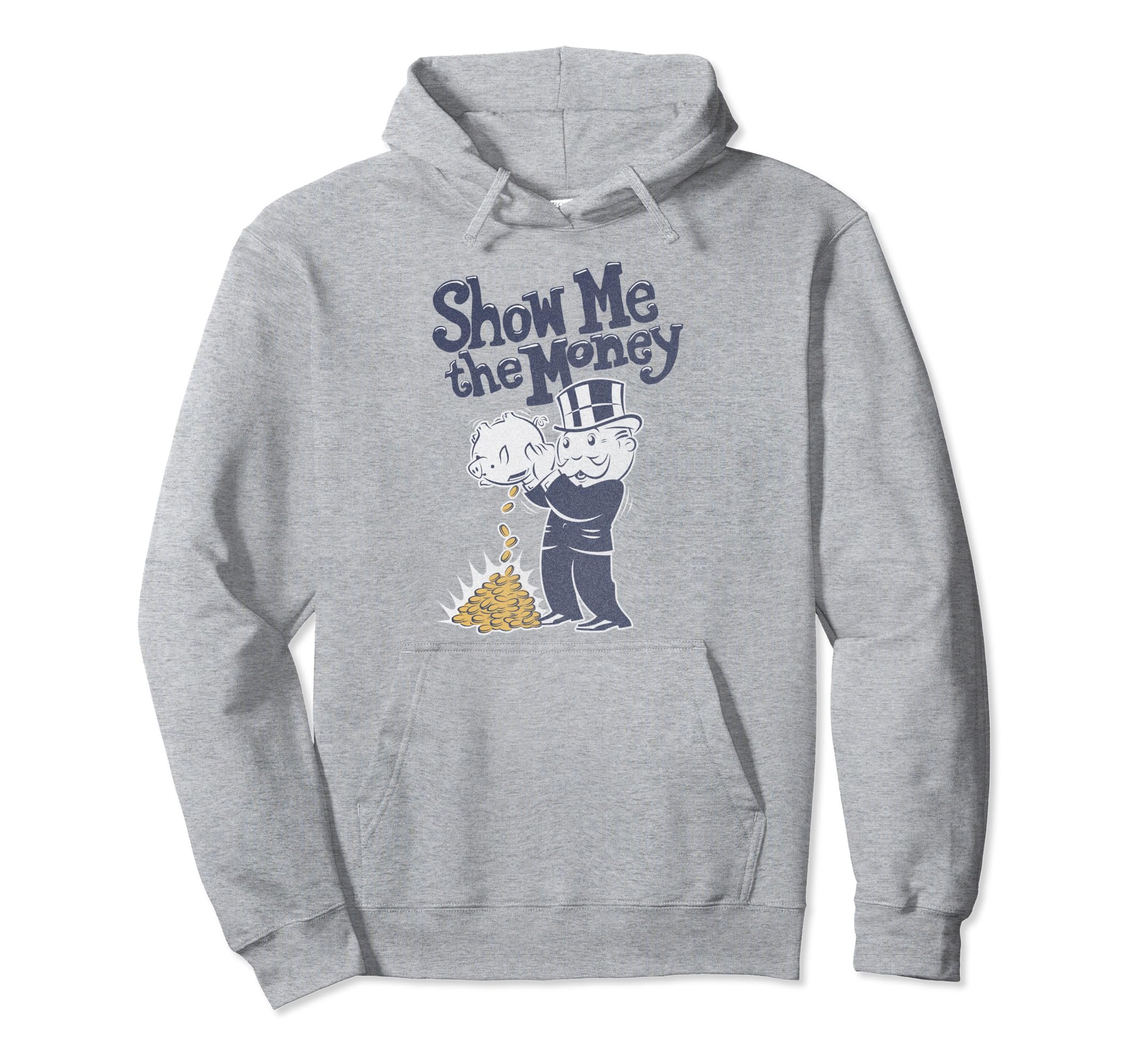 Monopoly Mr Monopoly Show Me Money Hoodie - Aesthetic Graphic for Adults - T-Shirt, Sweatshirt, Hoodie