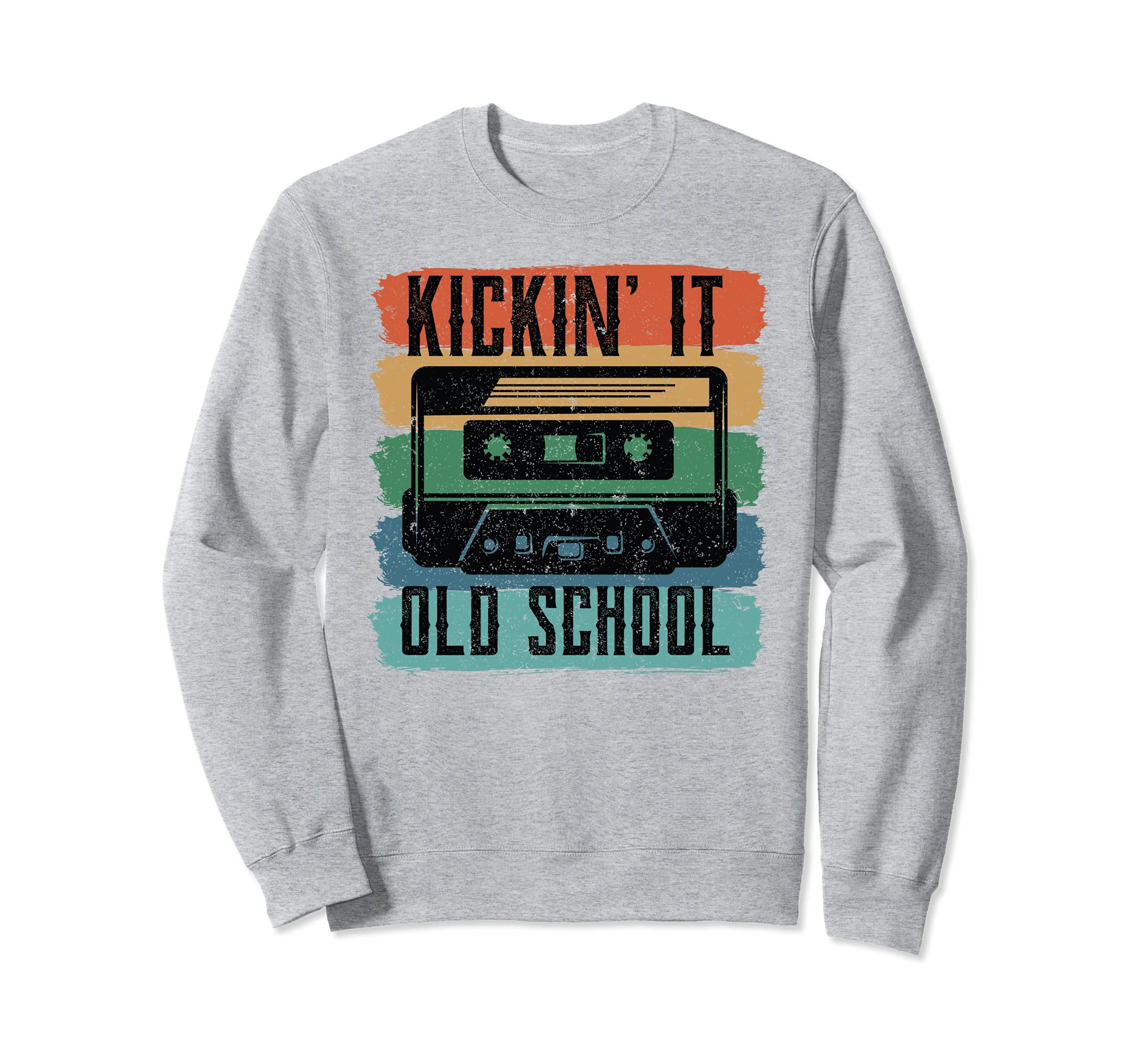 80S Cassette Tape Music Mix Sweatshirt - Casual Everyday Wear for Adults - T-Shirt, Sweatshirt, Hoodie