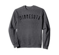 Minnesota Distressed Script Sweatshirt - Aesthetic Graphic Men Women - T-Shirt, Sweatshirt, Hoodie