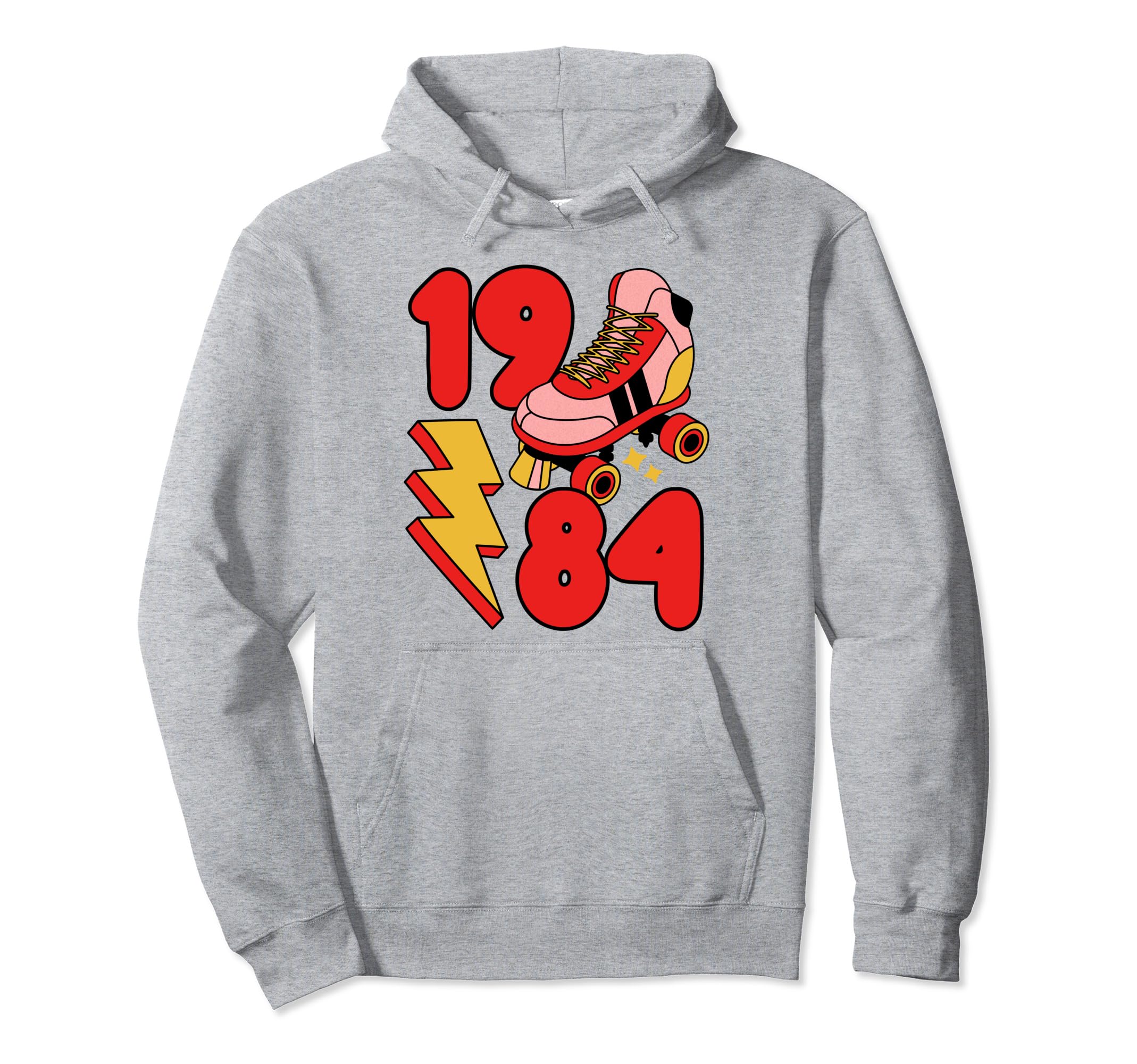 1984 Roller Skate 80S Nostalgia Collector Hoodie - Graphic Print for Adults - T-Shirt, Sweatshirt, Hoodie