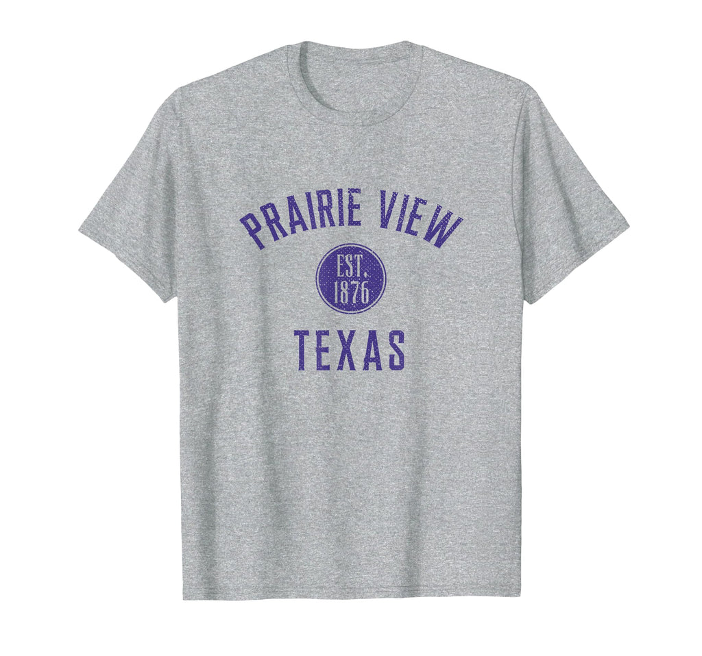 Prairie View Texas Varsity Distressed T-Shirt - Trendy Graphic for Adults - T-Shirt, Sweatshirt, Hoodie