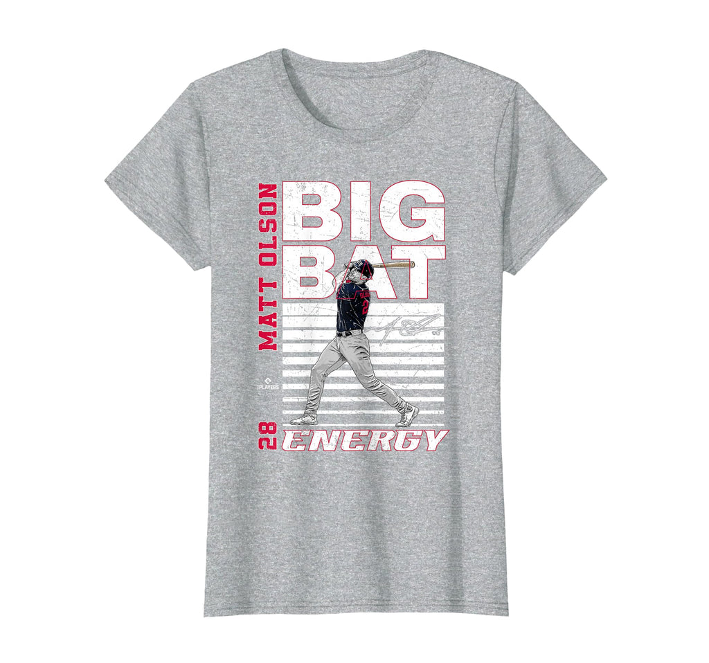 Big Bat Energy Matt Olson Atlanta T-Shirt - Aesthetic Graphic for Adults - T-Shirt, Sweatshirt, Hoodie
