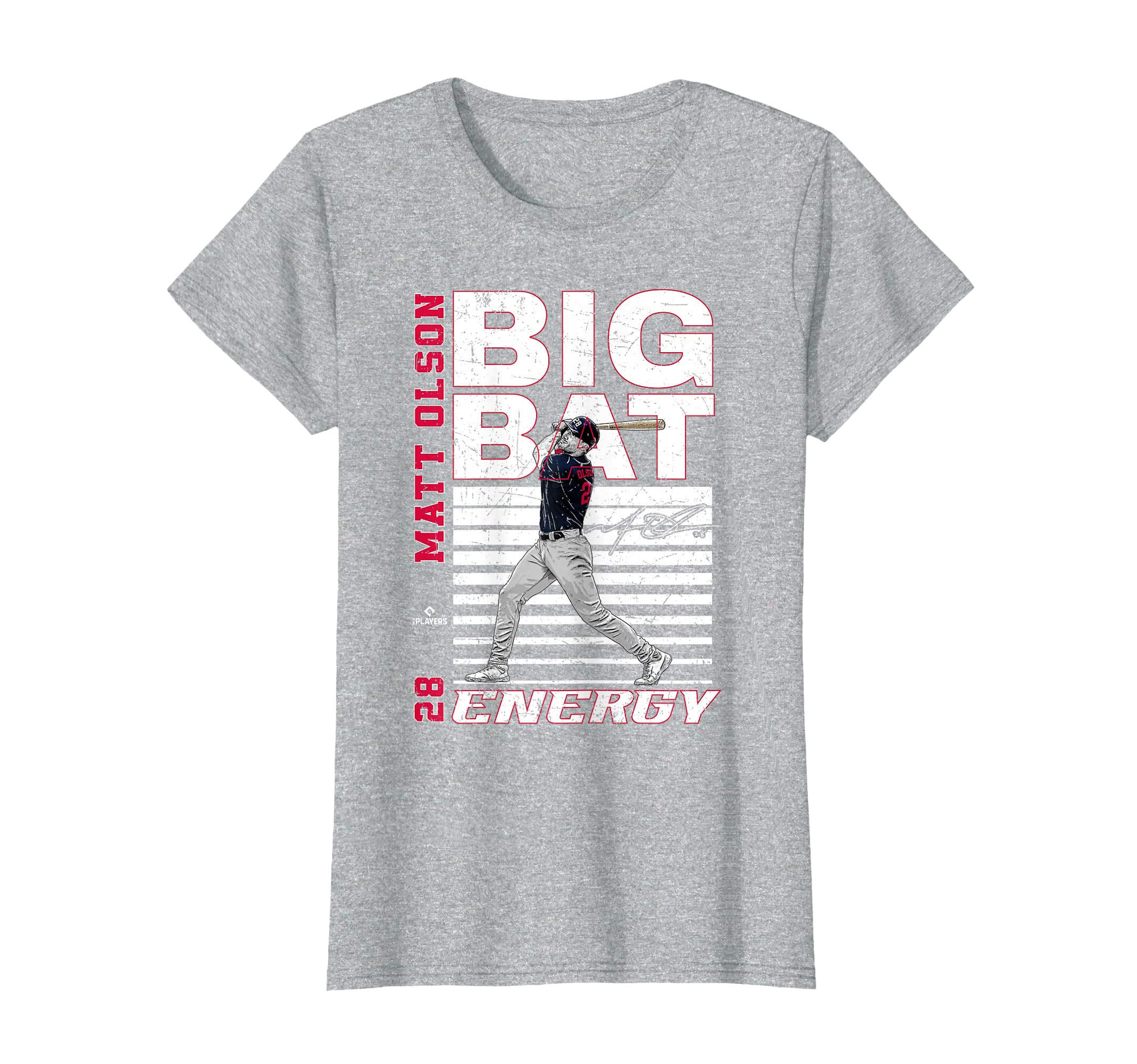 Big Bat Energy Matt Olson Atlanta T-Shirt - Aesthetic Graphic for Adults - T-Shirt, Sweatshirt, Hoodie