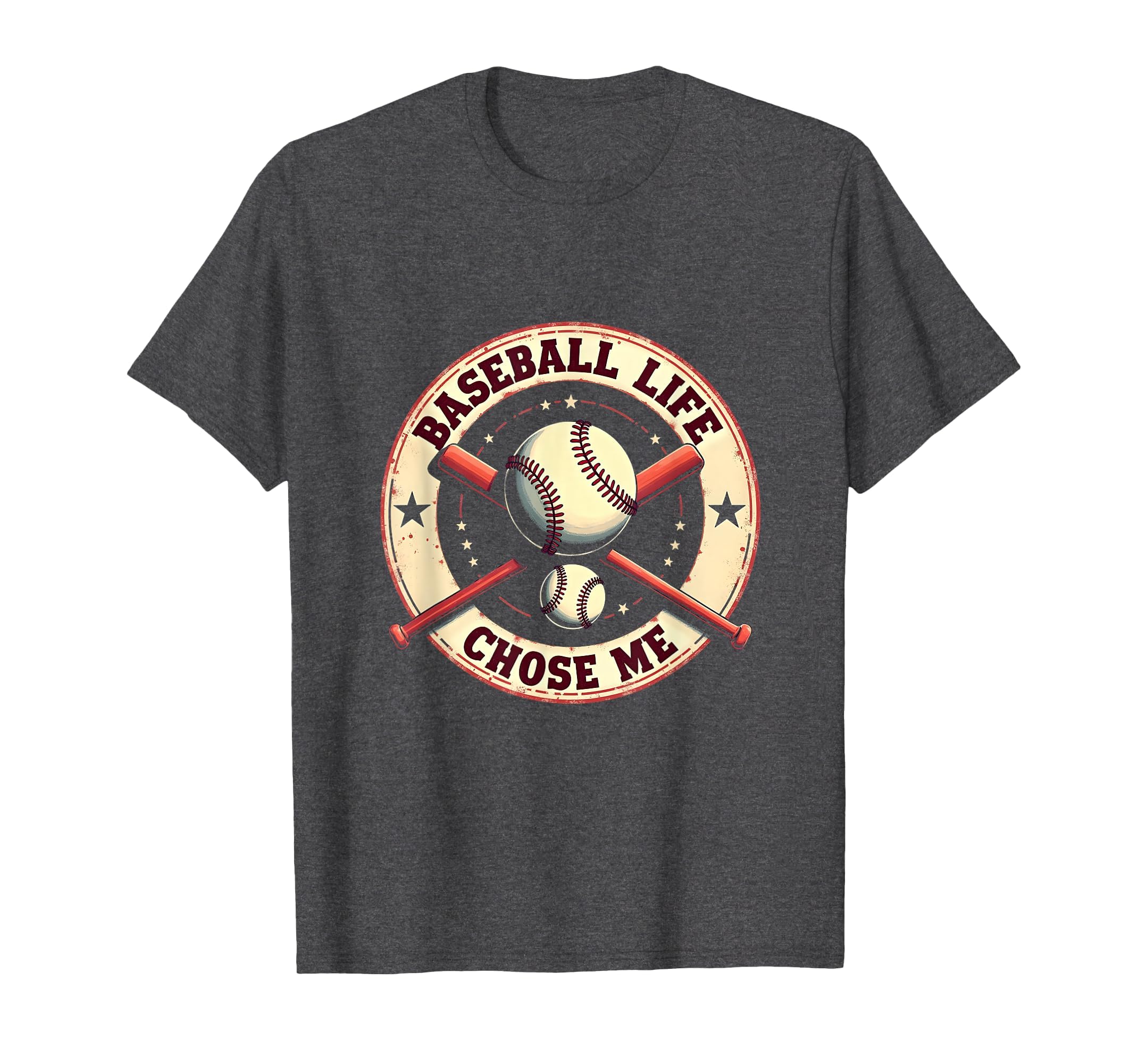 Baseball Life Chose Me Proud T-Shirt - Aesthetic Graphic Men Women - T-Shirt, Sweatshirt, Hoodie