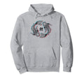 Glitch Effect Japanese Koi Fish Hoodie - Streetwear Style Men Women - T-Shirt, Sweatshirt, Hoodie