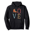 70S Skate Love Roller Skating Gift Hoodie - Novelty Apparel for Adults - T-Shirt, Sweatshirt, Hoodie