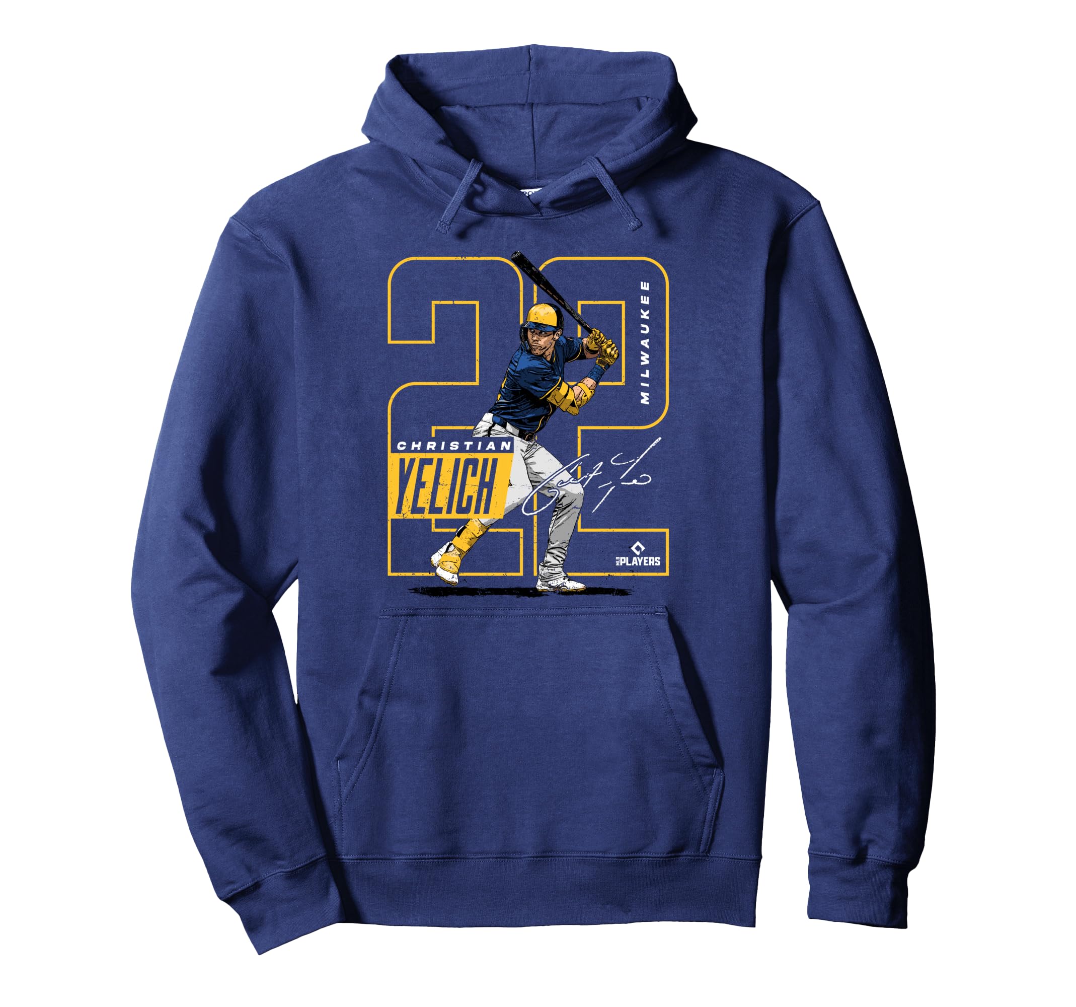 Christian Yelich Milwaukee Mlb Hoodie - Custom Art Print Men Women - T-Shirt, Sweatshirt, Hoodie
