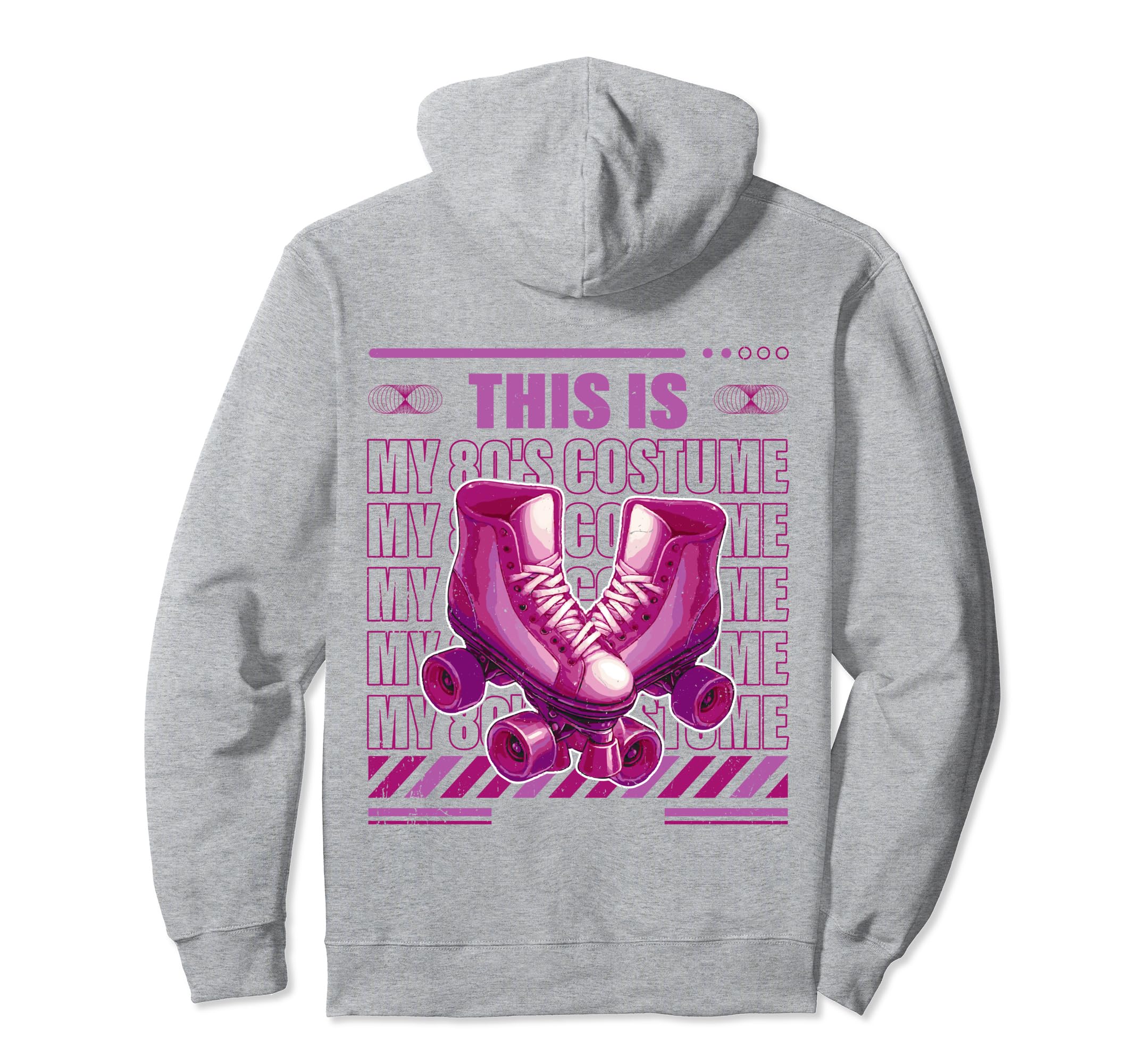 Roller Skates This Is My 80S Costume 80S Hoodie - Unique Graphic Men Women - T-Shirt, Sweatshirt, Hoodie