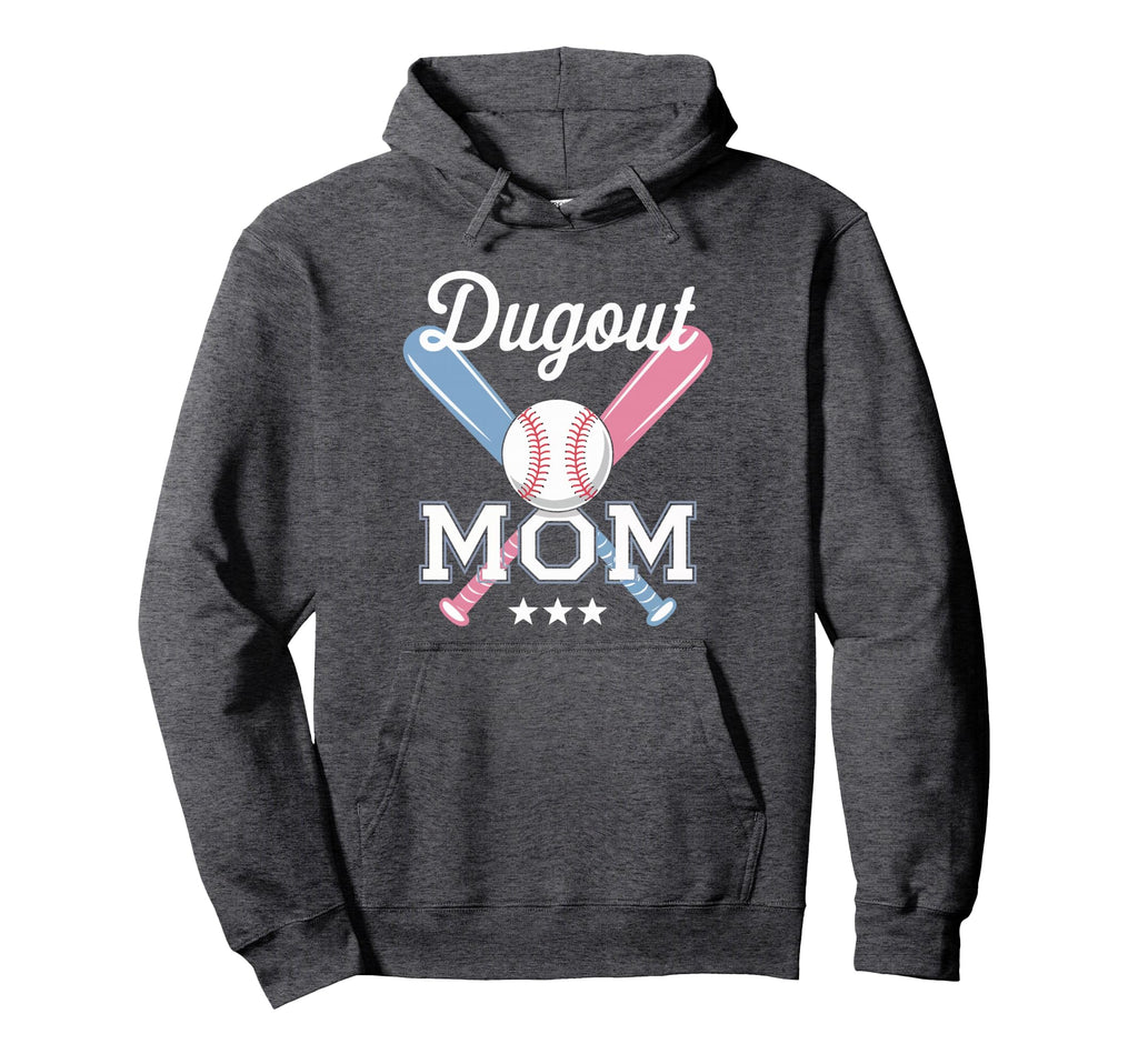 Dugout Mom Baseball Hoodie - Streetwear Style for Adults - T-Shirt, Sweatshirt, Hoodie
