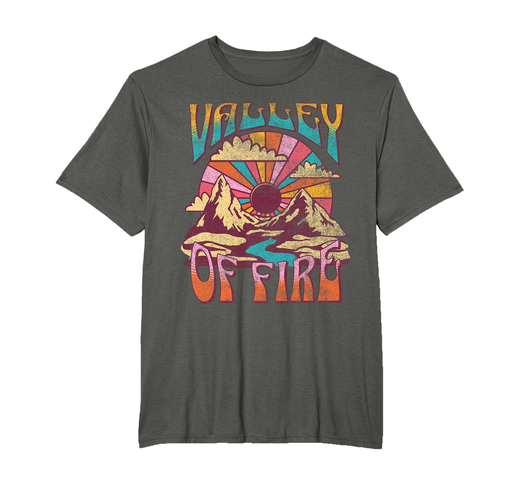 Valley Fire Nevada Nature Hiking T-Shirt - Casual Everyday Wear Men Women - T-Shirt, Sweatshirt, Hoodie
