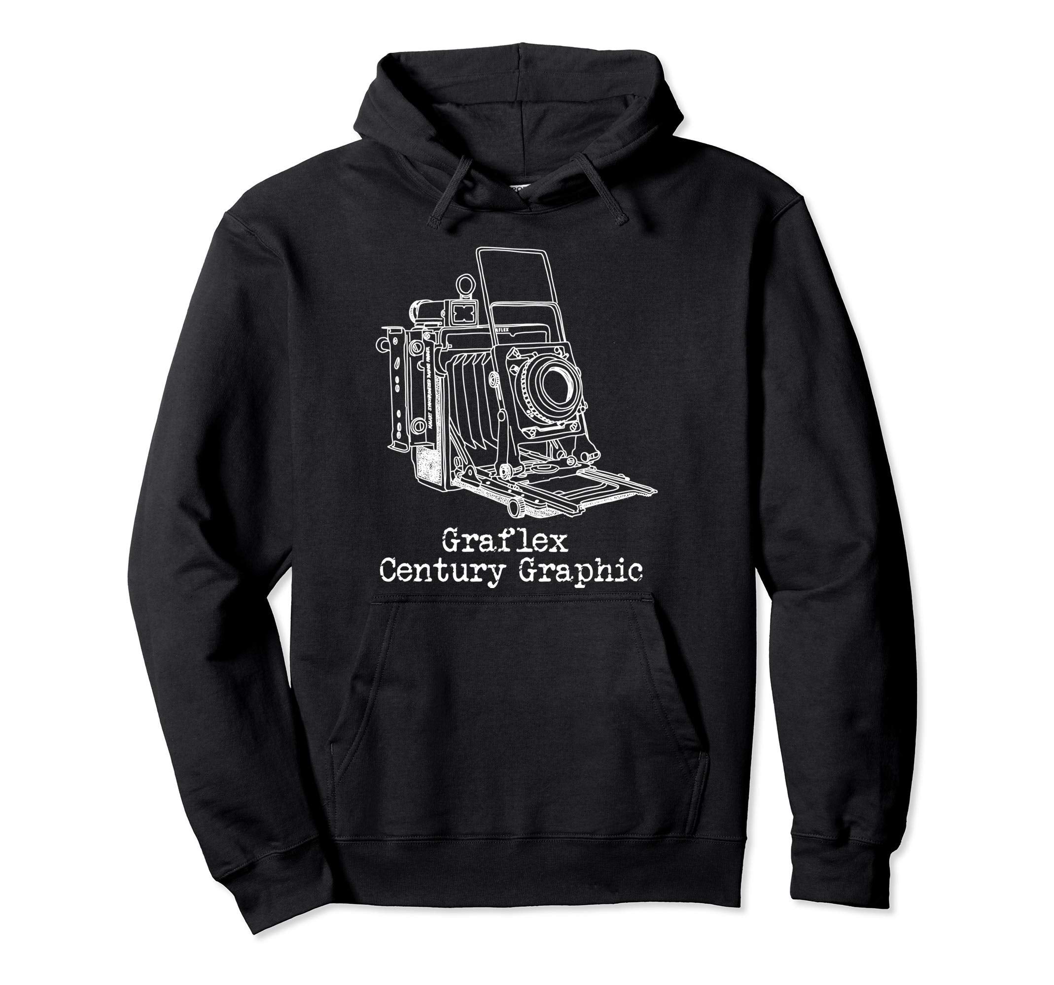 Graflex Century Camera Hoodie - Custom Art Print Men Women - T-Shirt, Sweatshirt, Hoodie