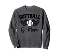 Personalized Baseball Heart G Mom Sweatshirt - Custom Art Print Unisex - T-Shirt, Sweatshirt, Hoodie