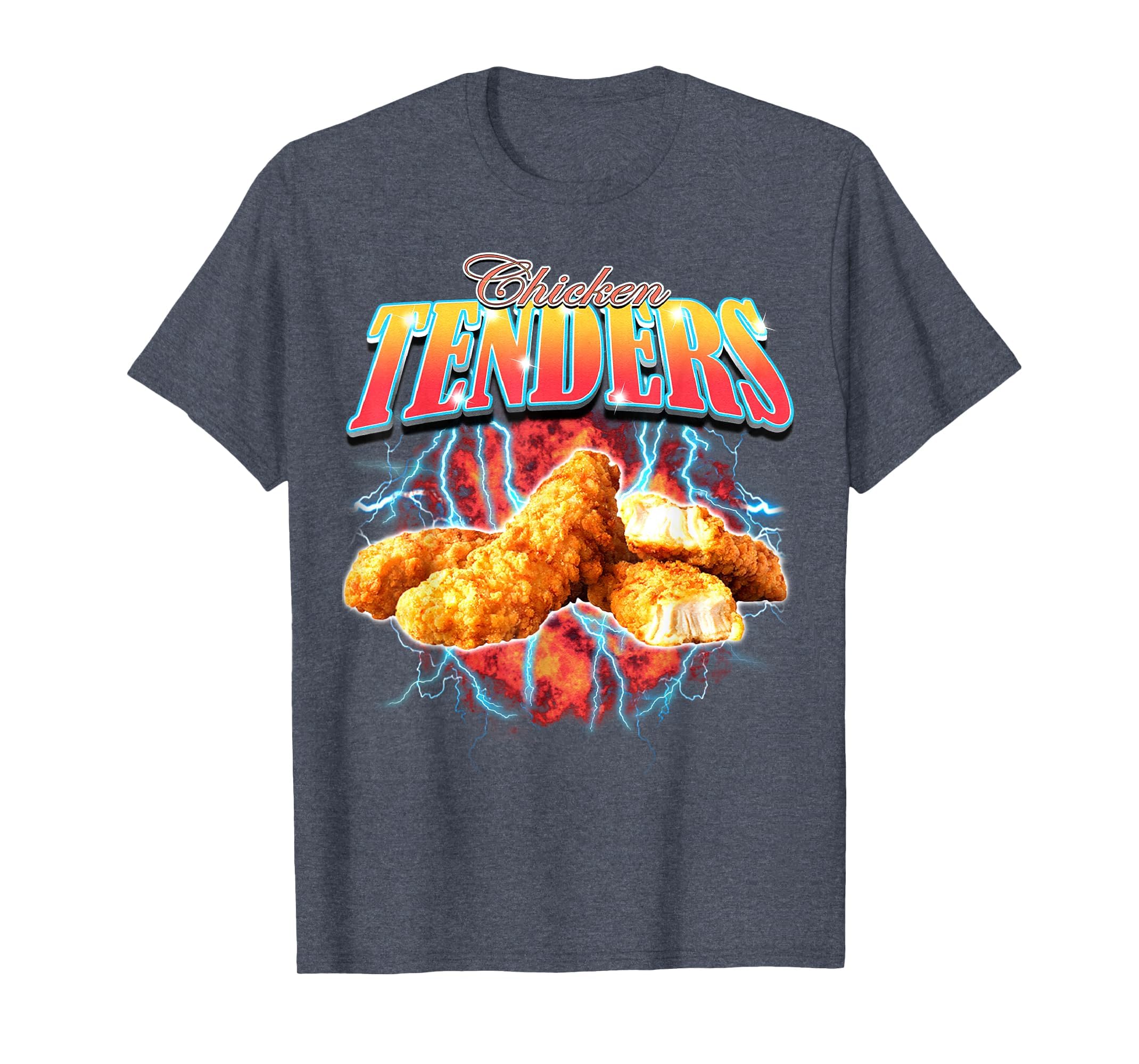 Bootleg Rap Funny Chicken Tenders T-Shirt - Minimalist Print for Adults - T-Shirt, Sweatshirt, Hoodie